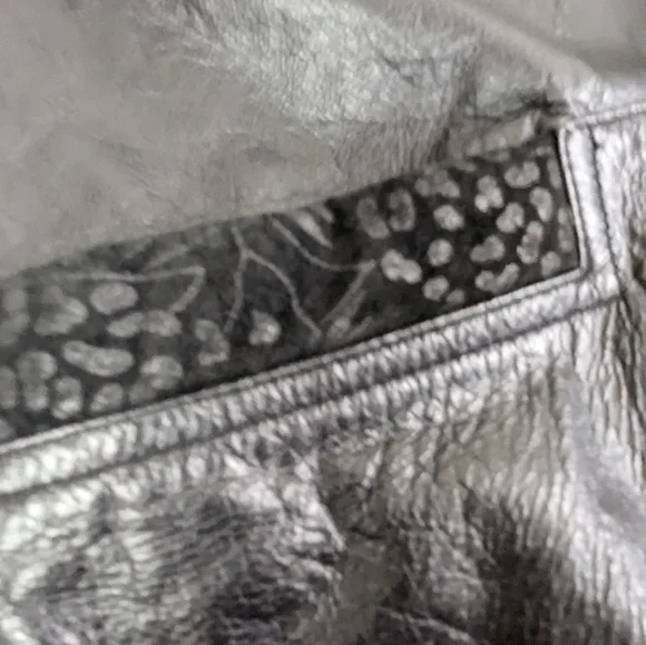 PELLE PELLE 1980s Vintage Leather Jacket Suede Shoulders/Cufffs LargeBag 10